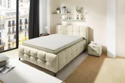 Polsterbett beige^ Boxspringbetten|Betten