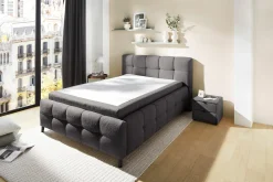 Boxspringbetten|Betten> Polsterbett grau