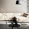 Sofas & Couches> Polstergarnitur beige