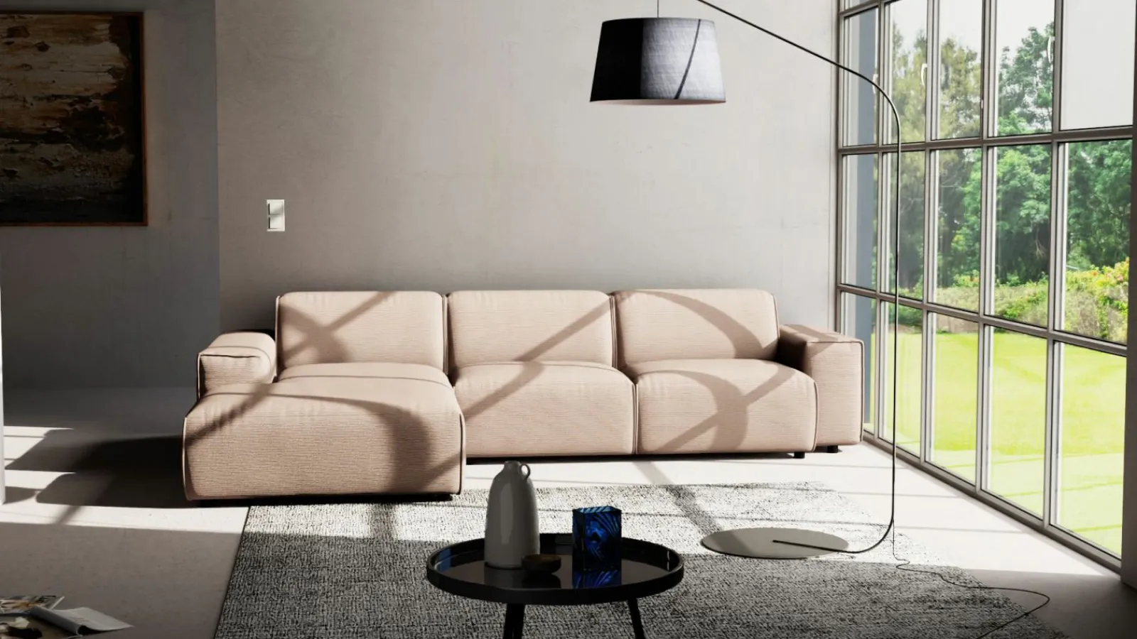 Polstergarnitur blau^ Sofas & Couches