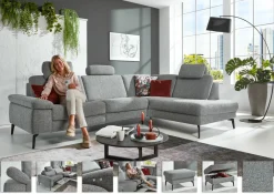 Polstergarnitur grau^ Sofas & Couches
