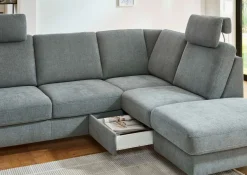 Polstergarnitur grau^ Sofas & Couches