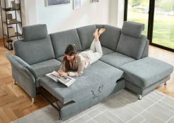Polstergarnitur grau^ Sofas & Couches