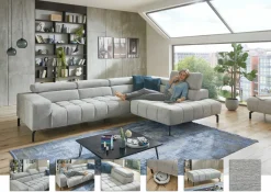 Polstergarnitur grau^ Sofas & Couches