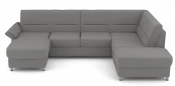 Sofas & Couches> Polstergarnitur grau