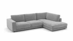 Sofas & Couches> Polstergarnitur grau