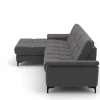 Sofas & Couches> Polstergarnitur grau