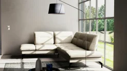 Sofas & Couches> Polstergarnitur grau