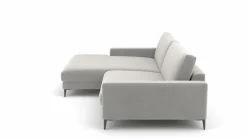 Sofas & Couches> Polstergarnitur silberfarben