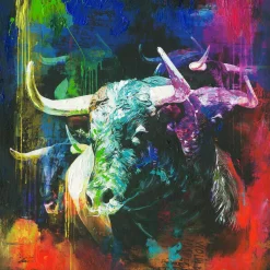 Wandbilder>Pro Art Original 40x40cm mehrfarbig