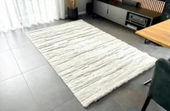 Hochflorteppiche>Ragolle Webteppich weiß