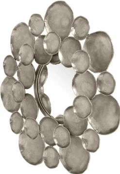Rahmenspiegel silberfarben^ Spiegel