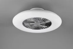 Pendelleuchten>Reality Leuchten Deckenventilator silberfarben
