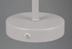 Reality Leuchten LED - Akku - Tischleuchte 1flg grau^ Tischleuchten