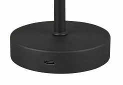 Reality Leuchten LED - Akku - Tischleuchte 1flg schwarz^ Tischleuchten