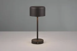 Reality Leuchten LED - Akku - Tischleuchte 1flg schwarz^ Tischleuchten