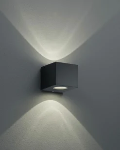 Wandleuchten>Reality Leuchten LED - Wandleuchte 2flg schwarz