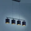 Pendelleuchten>Reality Leuchten Pendelleuchte 4flg schwarz