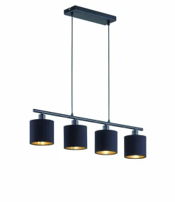 Pendelleuchten>Reality Leuchten Pendelleuchte 4flg schwarz