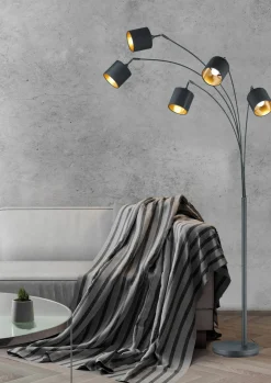 Stehleuchten>Reality Leuchten Stehleuchte 5flg schwarz