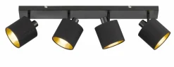 Spots>Reality Leuchten Strahler 4flg schwarz