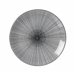 Ritzenhoff & Breker Frühstücksteller 21,5cm weißschwarz^ Dessertteller