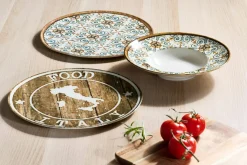 Pasta & Pizzateller>Ritzenhoff & Breker Gourmetplatte 32cm blaubraun