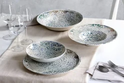 Ritzenhoff & Breker Gourmetteller 28cm beigeblaugrün^ Speiseteller