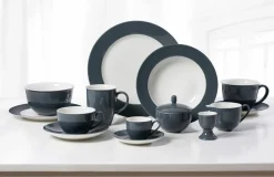 Ritzenhoff & Breker Jumbountertasse 17cm grauweiß^ Tassen