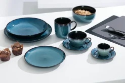 Tassen>Ritzenhoff & Breker Kaffeeuntertasse 15,5cm blaubraun