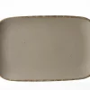 Ritzenhoff & Breker Platte eckig 33x20cm graubraun^ Serviergeschirr