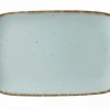 Serviergeschirr>Ritzenhoff & Breker Platte eckig 33x20cm blaubraun