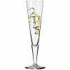 Sektgläser>Ritzenhoff Cristal Champagnerglas 210ml schwarzgoldfarben