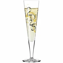Sektgläser>Ritzenhoff Cristal Champagnerglas 210ml schwarzgoldfarben