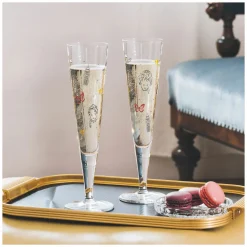 Ritzenhoff Cristal Champagnerglas 205ml mehrfarbig^ Sektgläser