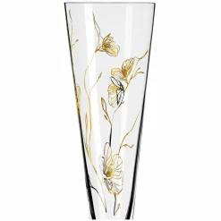 Ritzenhoff Cristal Champagnerglas 205ml goldfarbensilberfarbenschwarz^ Sektgläser
