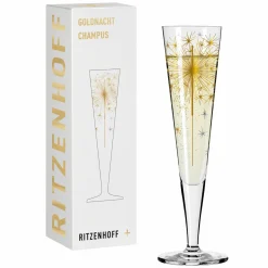Ritzenhoff Cristal Champagnerglas 205ml goldfarbensilberfarben^ Sektgläser