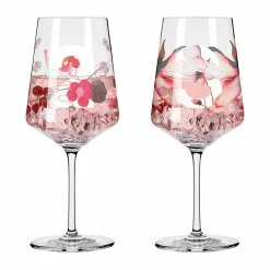 Gläsersets>Ritzenhoff Cristal 2er Aperitifglas 544ml pinkweiß