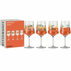 Ritzenhoff Cristal 4er Aperitifglas 544ml orangegelb^ Gläsersets