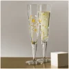 Ritzenhoff Cristal 2er Champagnerglas 205ml goldfarbensilberfarben^ Gläsersets
