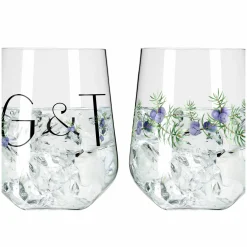 Ritzenhoff Cristal 2er Ginglas 710ml schwarzgrünviolett^ Schnapsgläser|Gläsersets