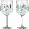 Ritzenhoff Cristal 2er Ginglas 710ml schwarzgrünviolett^ Schnapsgläser|Gläsersets