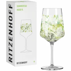 Longdrinkgläser>Ritzenhoff Cristal Hugoglas 544ml weißgrün