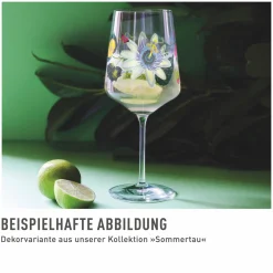 Longdrinkgläser>Ritzenhoff Cristal Hugoglas 544ml weißgrün