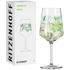 Longdrinkgläser>Ritzenhoff Cristal Hugoglas 544ml pinkgrün