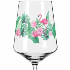 Longdrinkgläser>Ritzenhoff Cristal Hugoglas 544ml grünpink