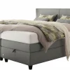 Boxspringbetten|Betten>ruf Boxspringbett grau