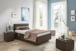 Polsterbetten|Betten>ruf Designbett braun