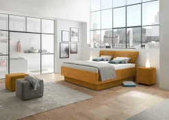 ruf Designbett braunorange^ Polsterbetten|Betten