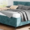 Polsterbetten|Betten>ruf Designbett grün